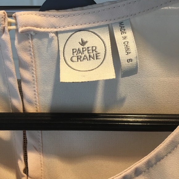 Paper Crane cream blouse - Picture 3 of 5
